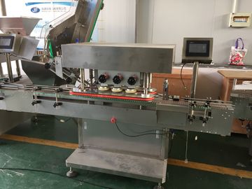 O anel protetor tampa a máquina de parafusamento tampando automática da máquina de empacotamento