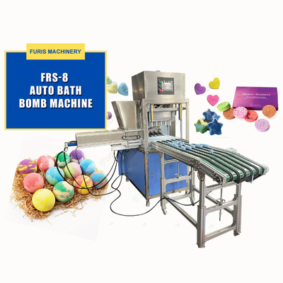 Venda de fábrica de alta capacidade EUA Popular Full Automatic Bomba de Banho Prensa Máquina de Fabricação para Botas de Bomba de Banho Shampoos Fusíveis